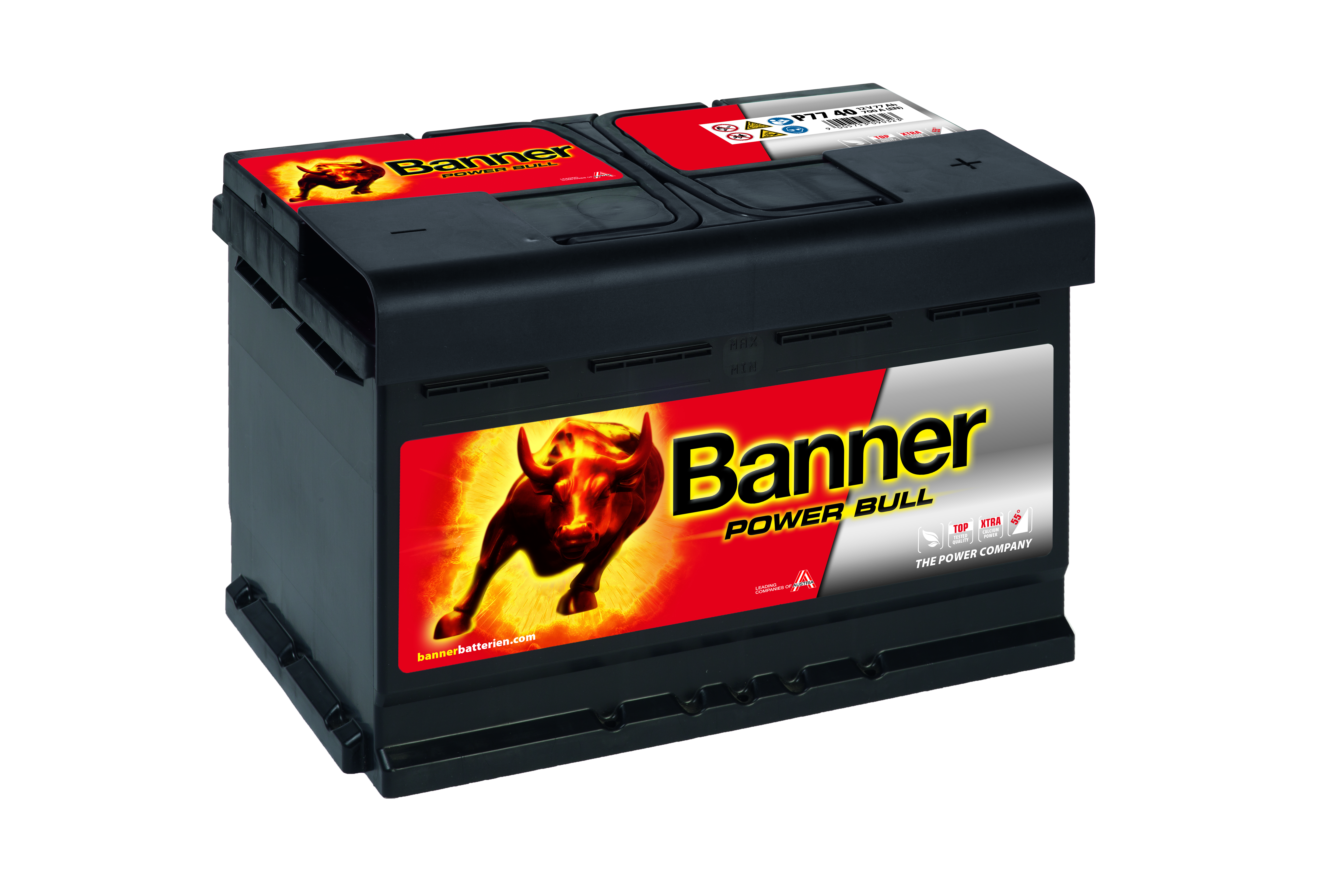 Autobaterie Banner POWER BULL 12V 77Ah 700A (P77 40)