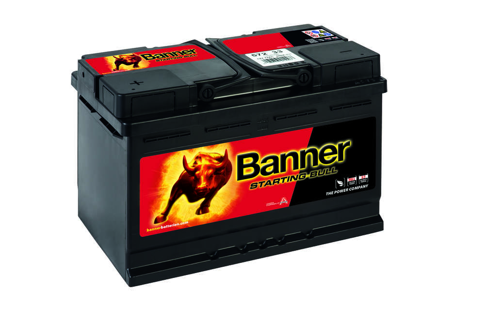 Autobaterie Banner STARTING BULL 12V 72Ah 650A (572 33)