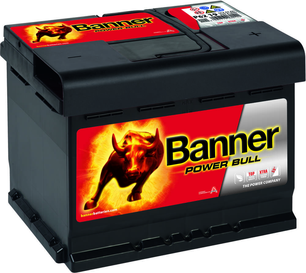 Autobaterie Banner POWER BULL 12V 62Ah 550A (P62 19)