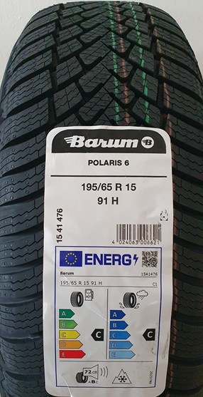 195/65 R15 91H BARUM POLARIS 6