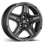 Disk plechový hybrid 6,5x16 5x114,3 ET45 CB60 antracit lak